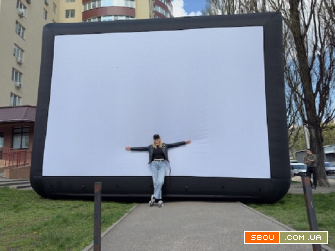 Экран надувной для уличного кинотеатра Київ - изображение 1
