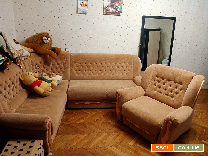 Кутовий диван та розкладне крісло- гарнітур Киев - изображение 1